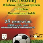 Gminny Turniej w piłce nożnej o Puchar Burmistrza